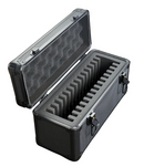 EVORETRO Four-Row Aluminum Graded Card Storage Box with Key Lock (Copy)