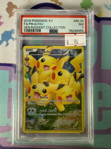 PSA 7 - Pikachu - #RC29