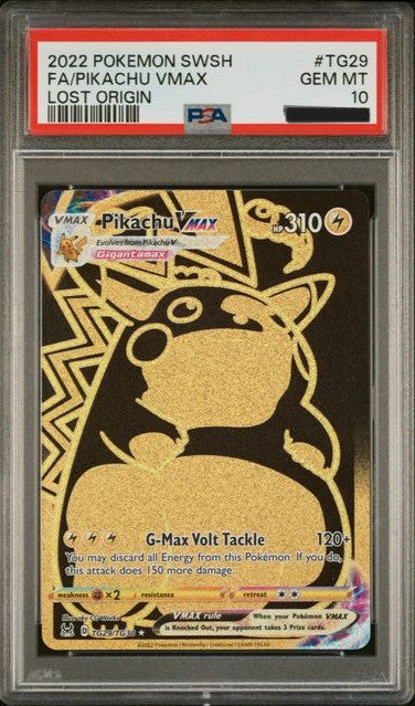 Pikachu VMAX - LOST ORIGIN - PSA 10