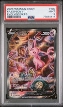 Espeon V - EVOLVING SKIES - PSA 9