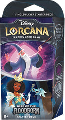 Disney Lorcana: Rise of the Floodborn - Starter Deck (Amethyst & Steel) - Comfy Hobbies