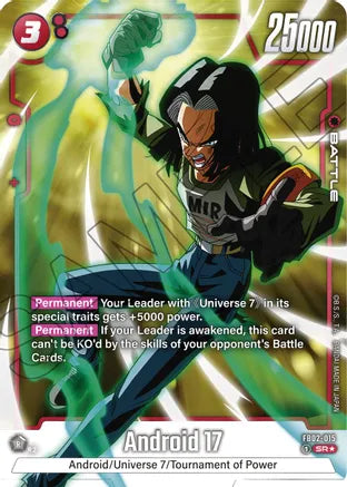 Android 17 (Alternate Art) [Blazing Aura]