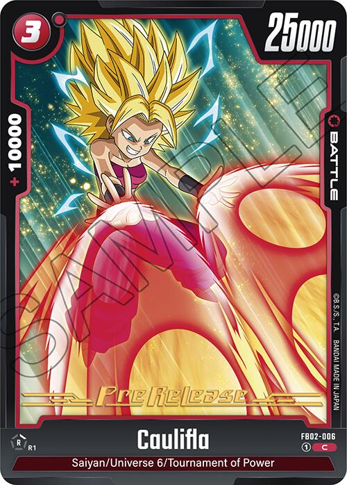 Caulifla (FB02-006) [Blazing Aura Pre-Release Cards]