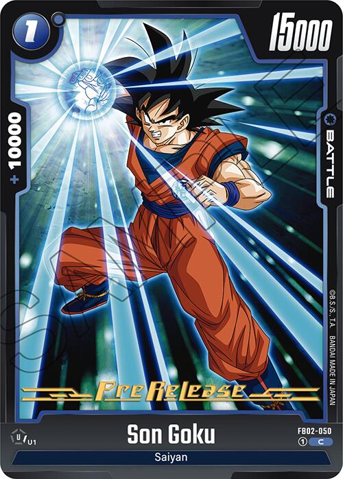 Son Goku (FB02-050) [Blazing Aura Pre-Release Cards]