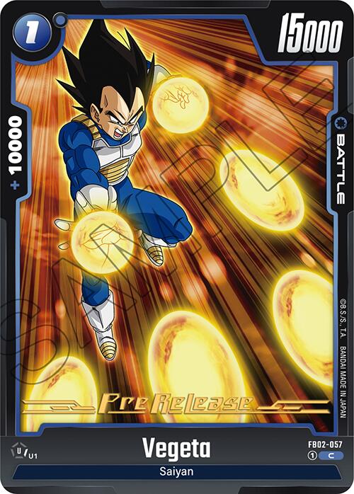 Vegeta (FB02-057) [Blazing Aura Pre-Release Cards]