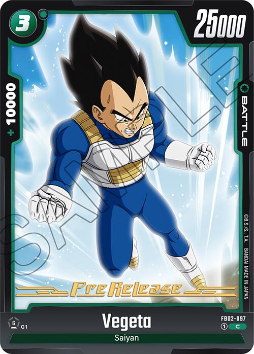 Vegeta (FB02-097) [Blazing Aura Pre-Release Cards]