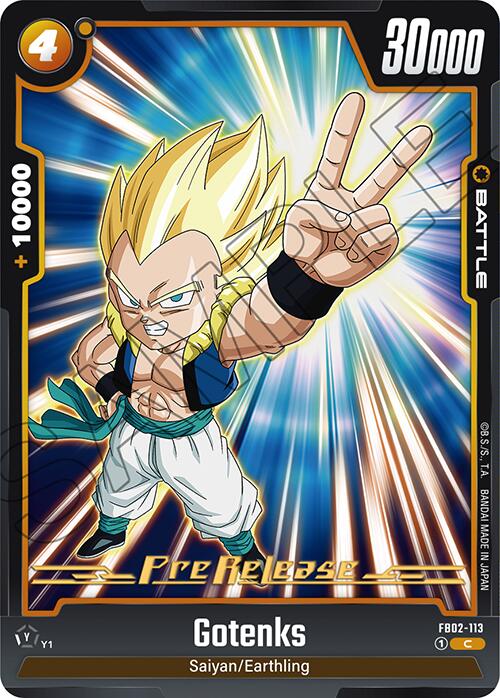 Gotenks (FB02-113) [Blazing Aura Pre-Release Cards]