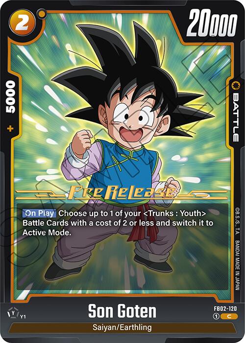 Son Goten (FB02-120) [Blazing Aura Pre-Release Cards]