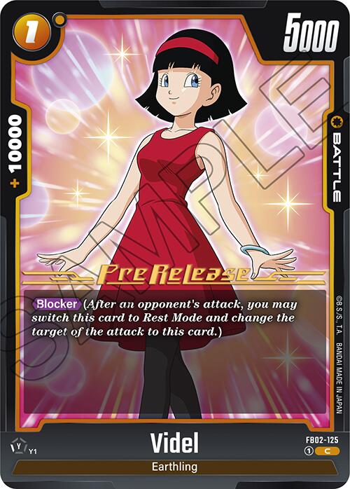 Videl (FB02-125) [Blazing Aura Pre-Release Cards]