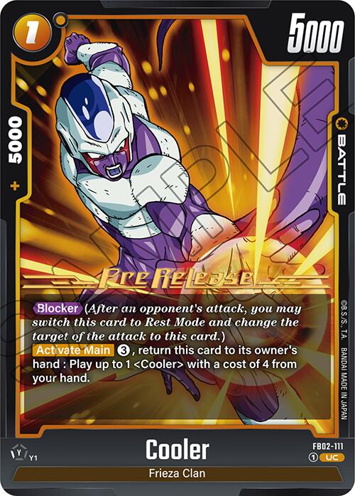 Cooler [Blazing Aura Pre-Release Cards]