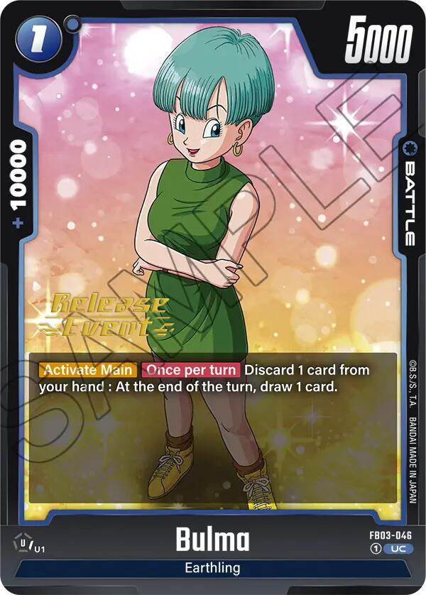 Bulma (FB03-046) [Raging Roar Release Event Cards]