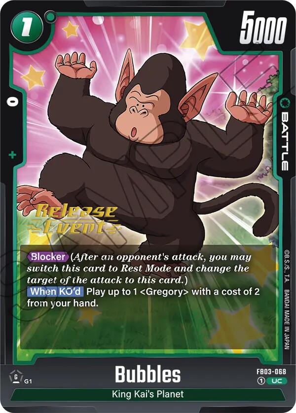 Bubbles [Raging Roar Release Event Cards]