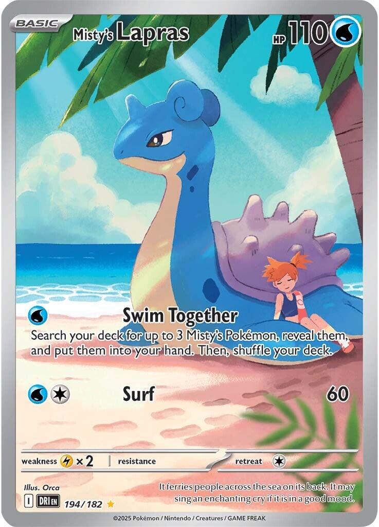 Misty's Lapras (194/182) [Scarlet & Violet: Destined Rivals]