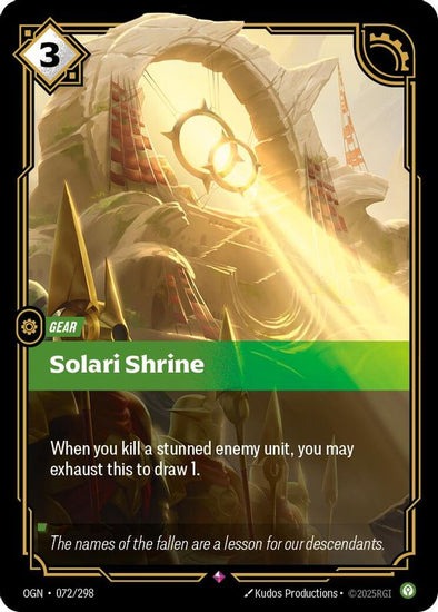 Solari Shrine - 072/298 - Rare