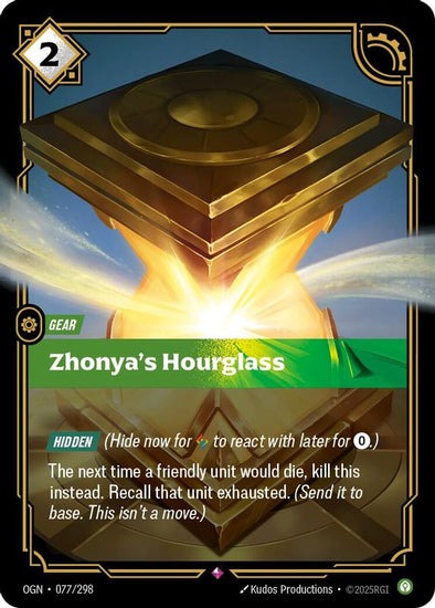 Zhonya's Hourglass - 077/298 - Rare