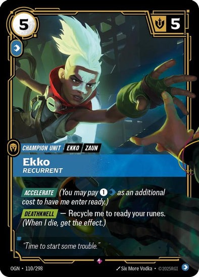 Ekko - Recurrent - 110/298 - Rare