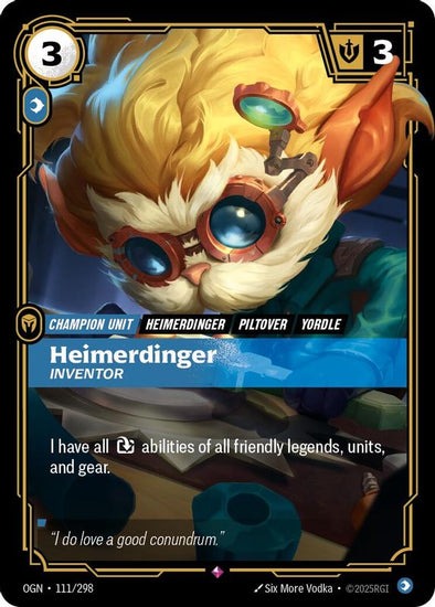 Heimerdinger - Inventor - 111/298 - Rare