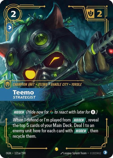 Teemo - Strategist - 121a/298 - Alternate Art