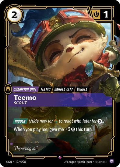 Teemo - Scout - 197/298 - Rare