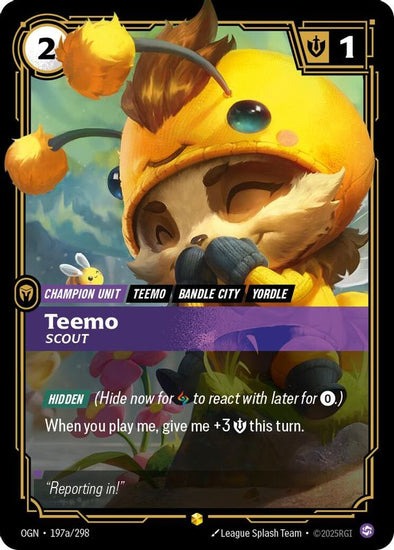 Teemo - Scout - 197a/298 - Alternate Art