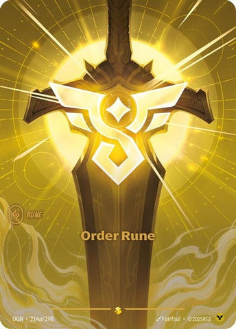 Order Rune - 214a/298 - Alternate Art