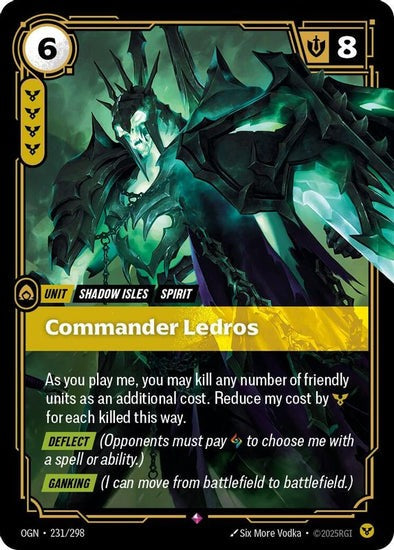 Commander Ledros - 231/298 - Rare