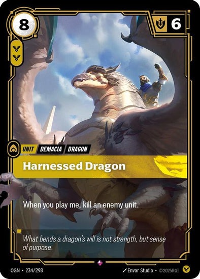 Harnessed Dragon - 234/298 - Rare