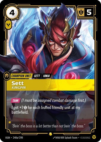 Sett - Kingpin - 240a/298 - Alternate Art