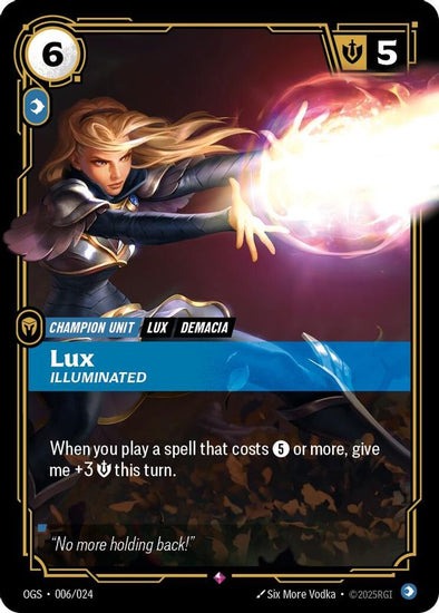 Lux - Illuminated - 006/024 - Rare