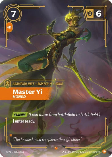 Master Yi - Honed - 009/024 - Epic