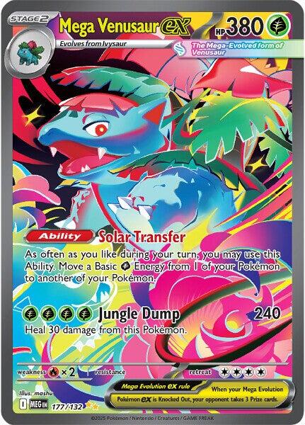 Comfy Hobbies Mega Venusaur ex (177/132) [Mega Evolution: Base Set]