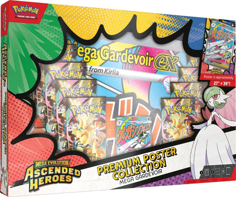 Mega Evolution: Ascended Heroes - Premium Poster Collection (Mega Gardevoir)
