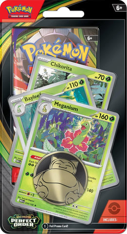 Mega Evolution: Perfect Order - Premium Checklane Blister (Meganium Line)