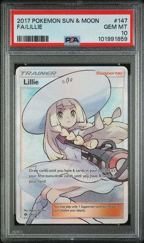 Lillie - SUN & MOON - PSA 10