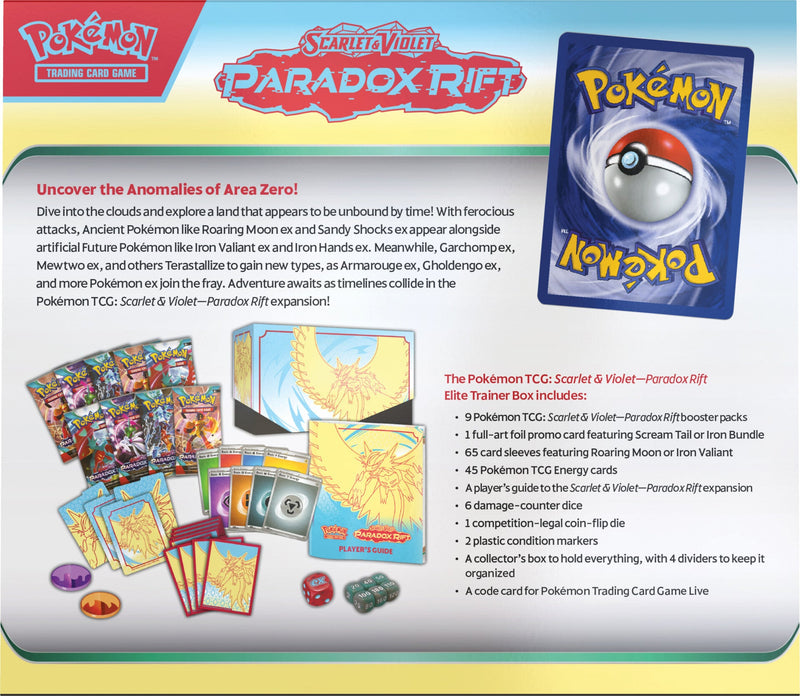 Pokemon - Paradox Rift - Elite Trainer Box (Roaring Moon)