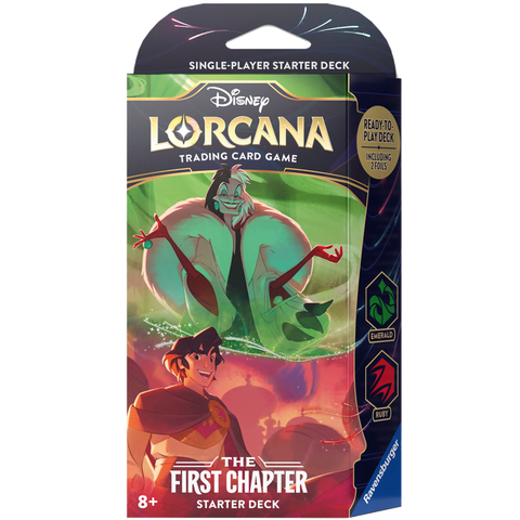Disney Lorcana: The First Chapter - Starter Deck (Emerald & Ruby) - Comfy Hobbies