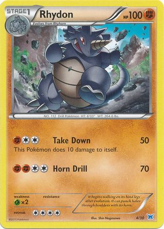Rhydon (4/30) [XY: Trainer Kit 2 - Latios] - Comfy Hobbies