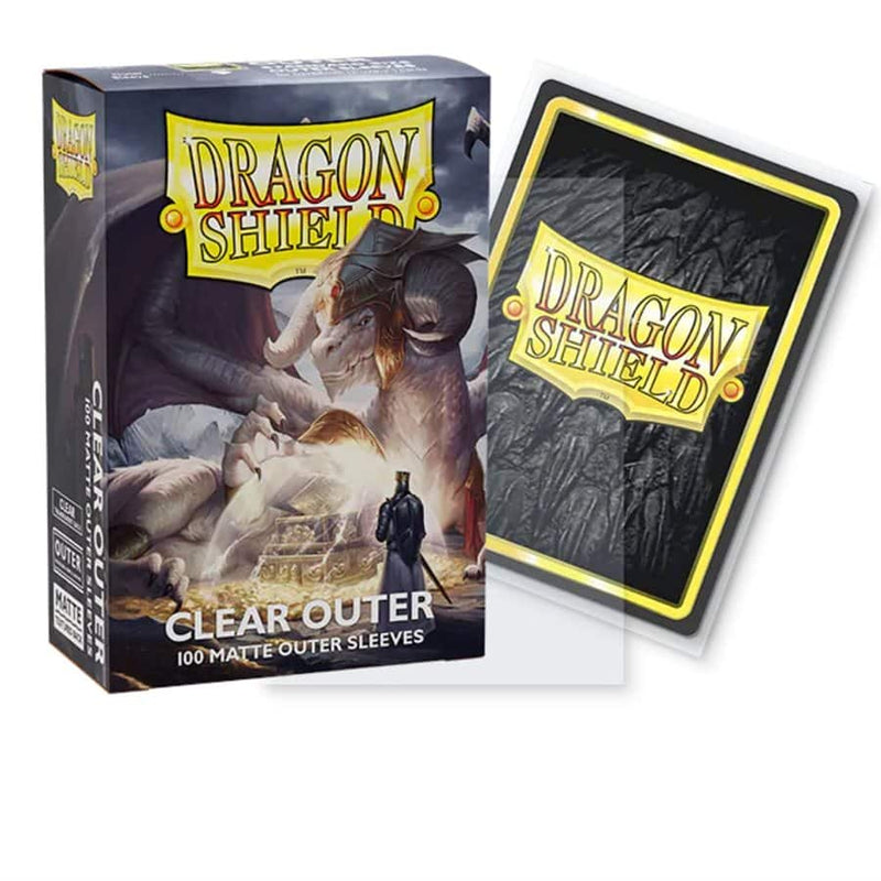 Dragon Shield Clear Outer Sleeves 100ct - Comfy Hobbies