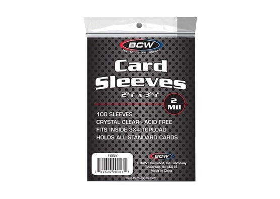 BCW STANDARD CARD SLEEVES 100 PC - Comfy Hobbies