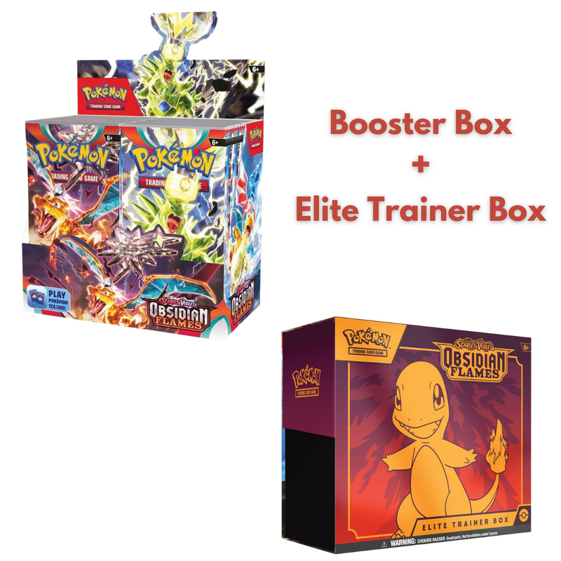 Obsidian Flames Booster Box+ETB Combo Deal - Comfy Hobbies