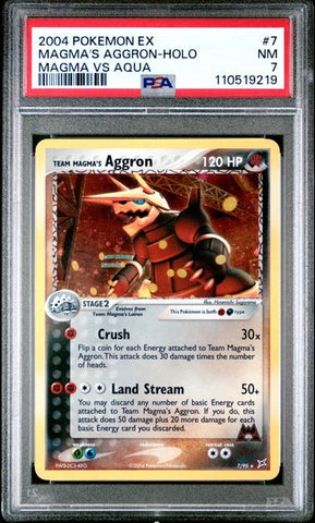 Magma's Aggron - TEAM MAGMA VS TEAM AQUA - PSA 7