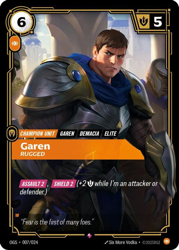 GAREN - RUGGED - 007/024 - RARE