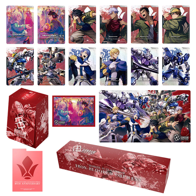 Gundam Card Game - PB02 Premium Accessory Set - Mobile Suit Gundam Iron - Blooded Orphans