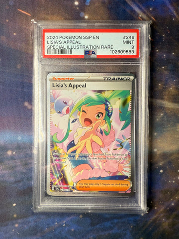Lisia's Appeal #246 Pokemon Surging Sparks PSA 9