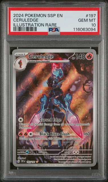 Ceruledge - SURGING SPARKS - PSA 10