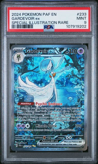 Gardevoir ex - PALDEAN FATES - PSA 9