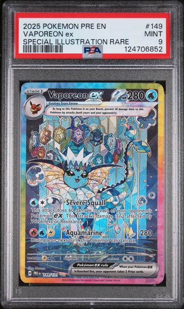 Vaporen ex - PRISMATIC EVOLUTIONS - PSA 9