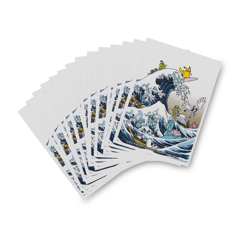 Pokémon TCG: Great Wave Pikachu & Friends Card Sleeves (65 Sleeves) - Comfy Hobbies