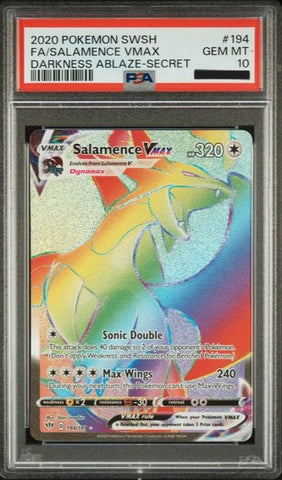 Salamence ex - DARKNESS ABLAZE - PSA 10