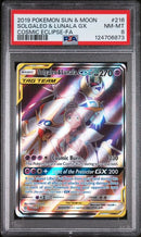 Solgaleo & Lunala GX - COSMIC ECLIPSE - PSA 8